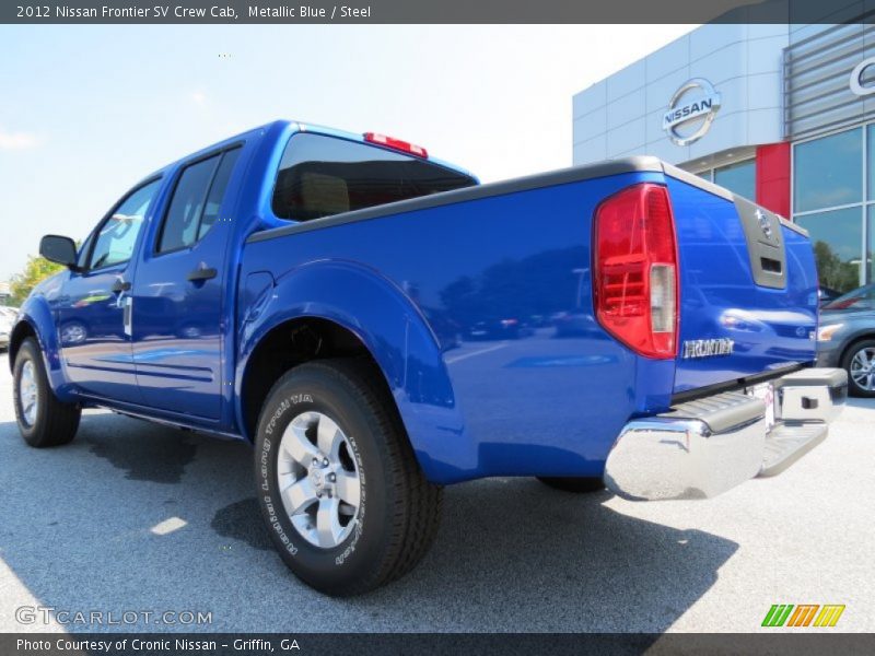 Metallic Blue / Steel 2012 Nissan Frontier SV Crew Cab