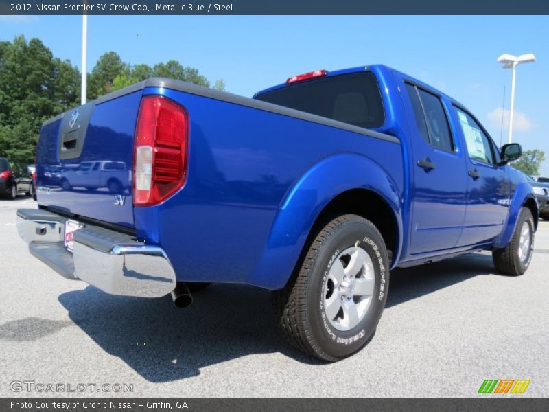 Metallic Blue / Steel 2012 Nissan Frontier SV Crew Cab