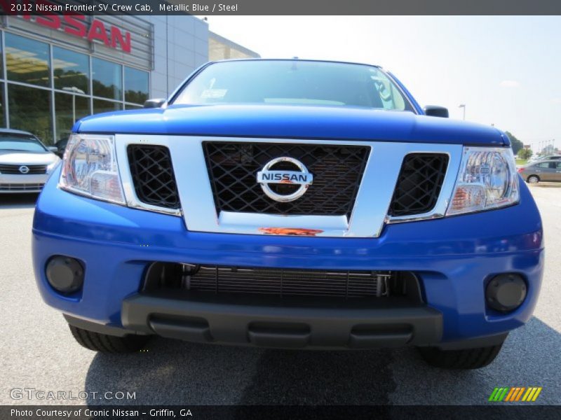 Metallic Blue / Steel 2012 Nissan Frontier SV Crew Cab