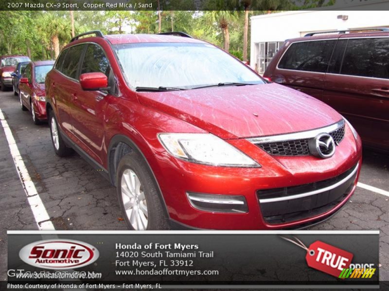 Copper Red Mica / Sand 2007 Mazda CX-9 Sport