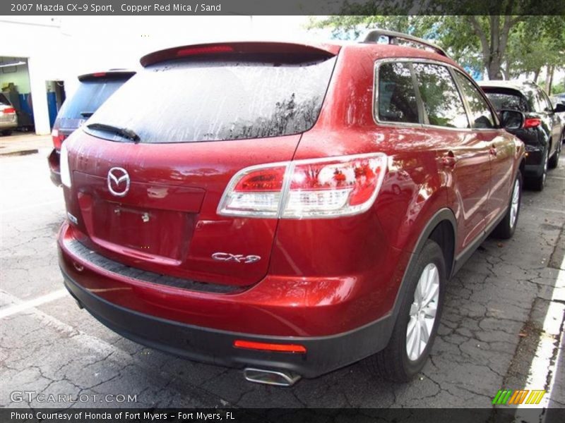 Copper Red Mica / Sand 2007 Mazda CX-9 Sport