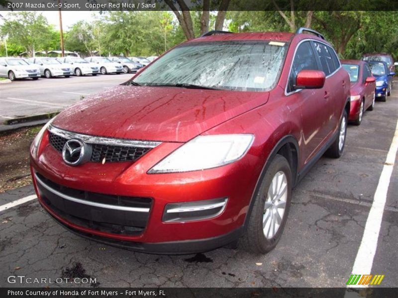 Copper Red Mica / Sand 2007 Mazda CX-9 Sport