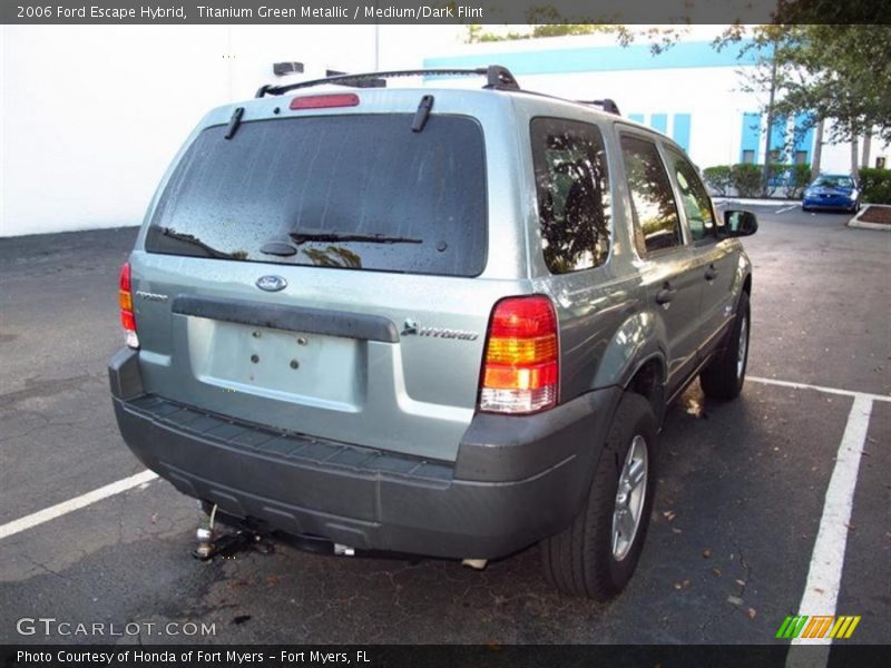 Titanium Green Metallic / Medium/Dark Flint 2006 Ford Escape Hybrid