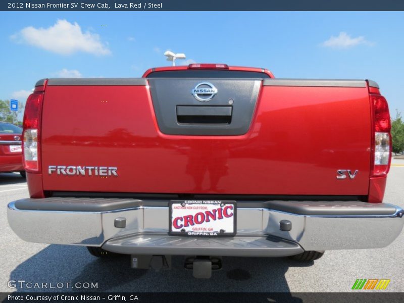 Lava Red / Steel 2012 Nissan Frontier SV Crew Cab