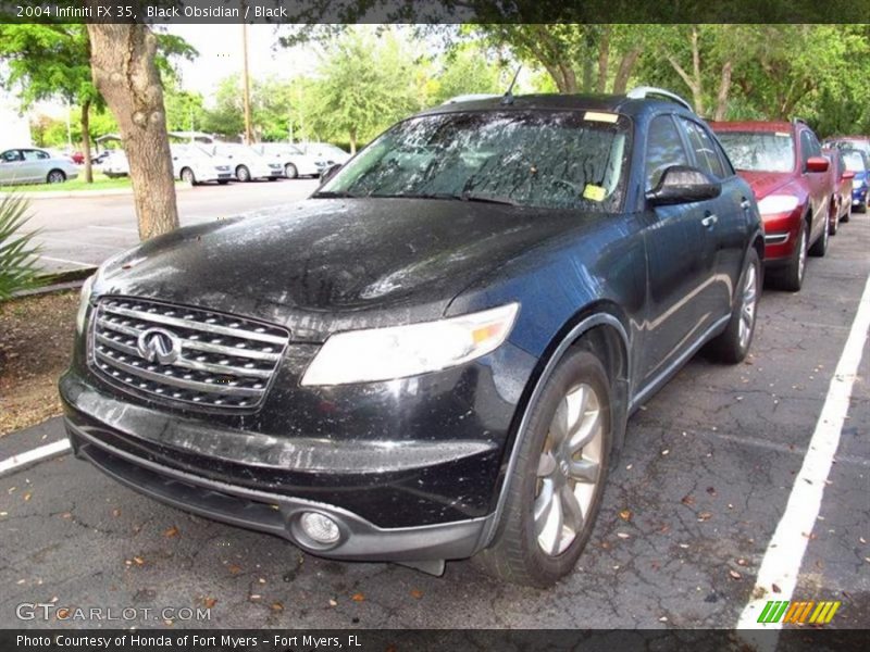 Black Obsidian / Black 2004 Infiniti FX 35