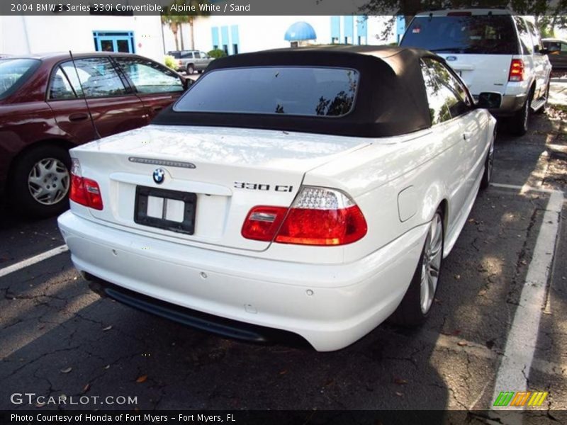 Alpine White / Sand 2004 BMW 3 Series 330i Convertible