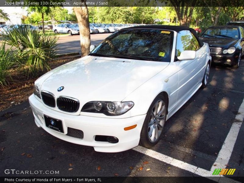 Alpine White / Sand 2004 BMW 3 Series 330i Convertible