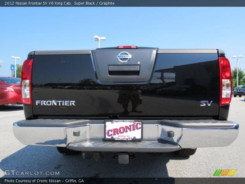 Super Black / Graphite 2012 Nissan Frontier SV V6 King Cab