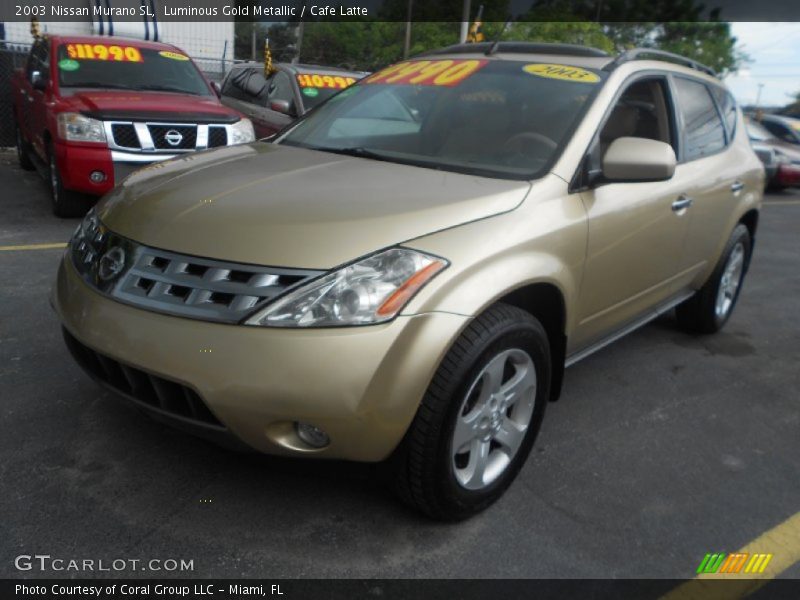 Luminous Gold Metallic / Cafe Latte 2003 Nissan Murano SL