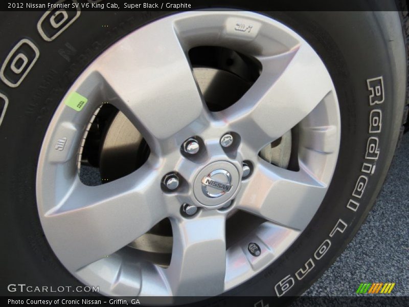 Super Black / Graphite 2012 Nissan Frontier SV V6 King Cab