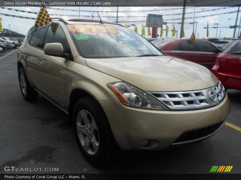 Luminous Gold Metallic / Cafe Latte 2003 Nissan Murano SL