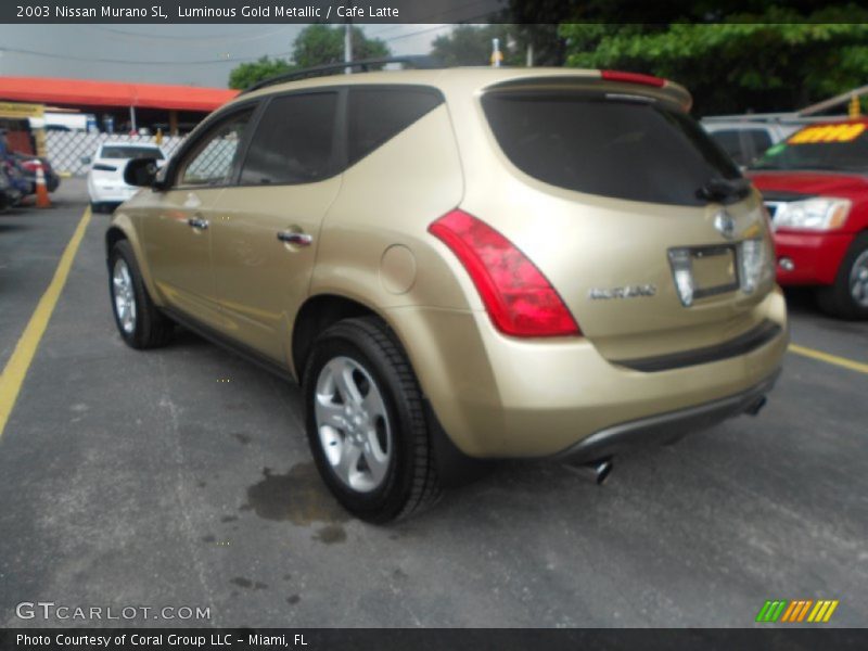 Luminous Gold Metallic / Cafe Latte 2003 Nissan Murano SL