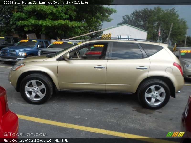 Luminous Gold Metallic / Cafe Latte 2003 Nissan Murano SL