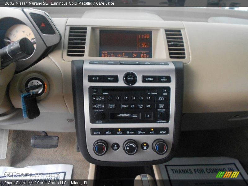Luminous Gold Metallic / Cafe Latte 2003 Nissan Murano SL