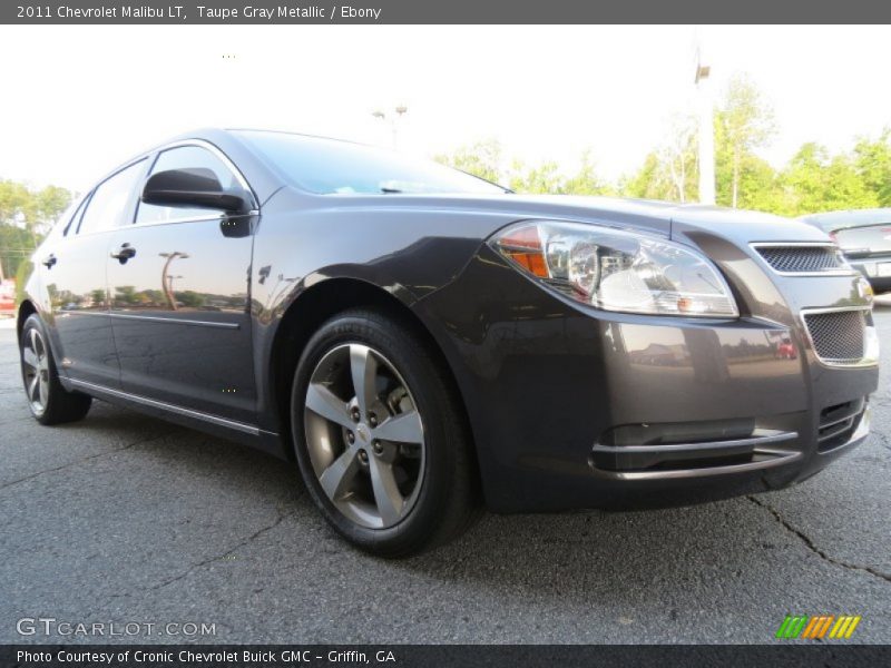Taupe Gray Metallic / Ebony 2011 Chevrolet Malibu LT