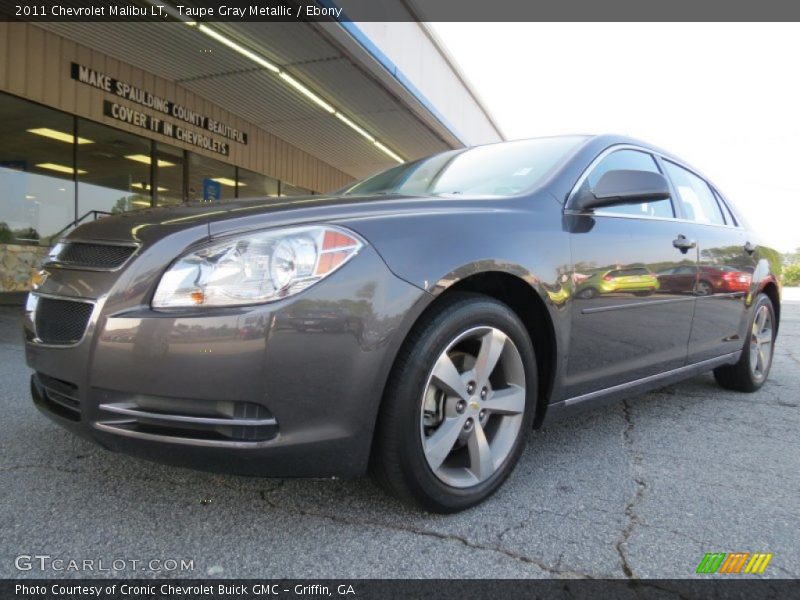 Taupe Gray Metallic / Ebony 2011 Chevrolet Malibu LT