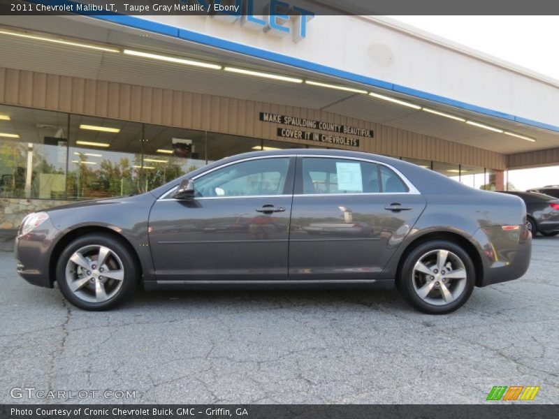 Taupe Gray Metallic / Ebony 2011 Chevrolet Malibu LT