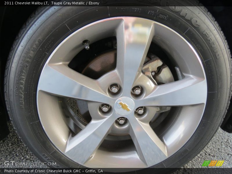 Taupe Gray Metallic / Ebony 2011 Chevrolet Malibu LT