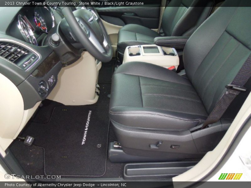  2013 Town & Country Touring Black/Light Graystone Interior