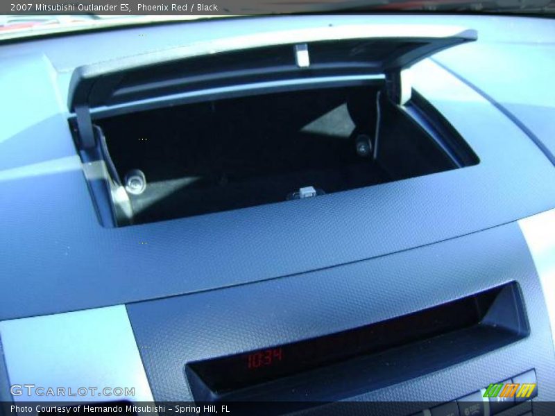 Phoenix Red / Black 2007 Mitsubishi Outlander ES