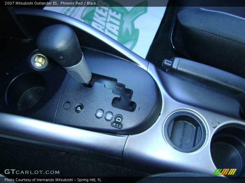 Phoenix Red / Black 2007 Mitsubishi Outlander ES