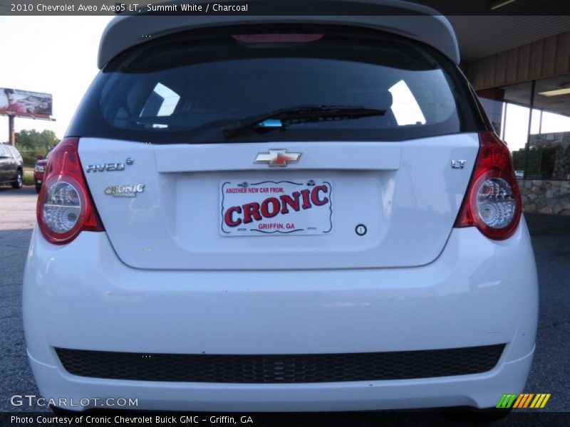 Summit White / Charcoal 2010 Chevrolet Aveo Aveo5 LT