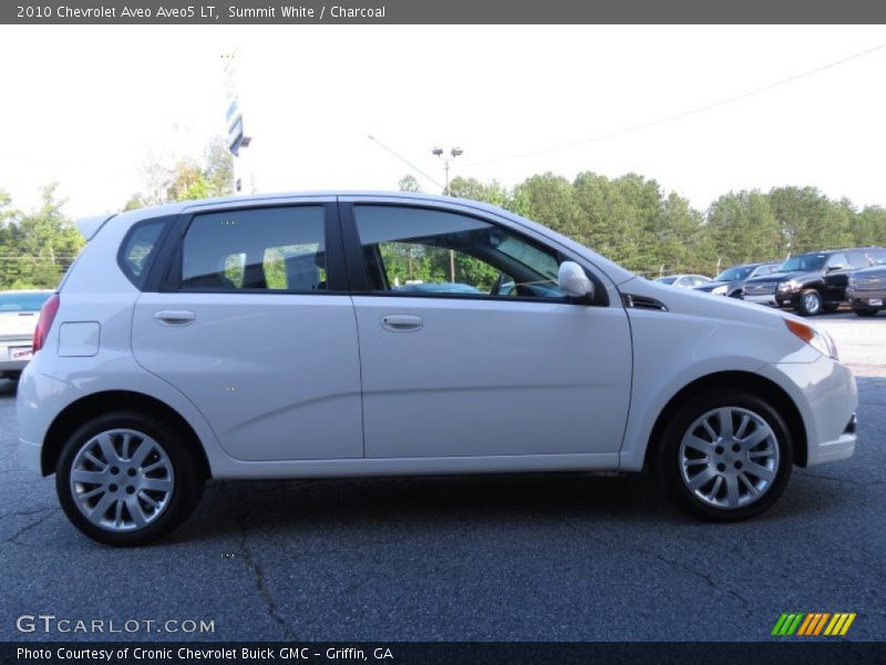 Summit White / Charcoal 2010 Chevrolet Aveo Aveo5 LT