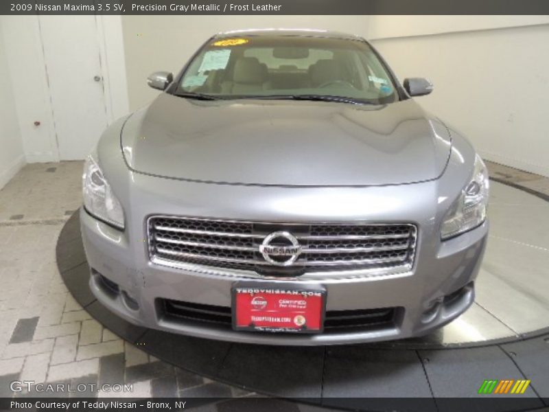 Precision Gray Metallic / Frost Leather 2009 Nissan Maxima 3.5 SV