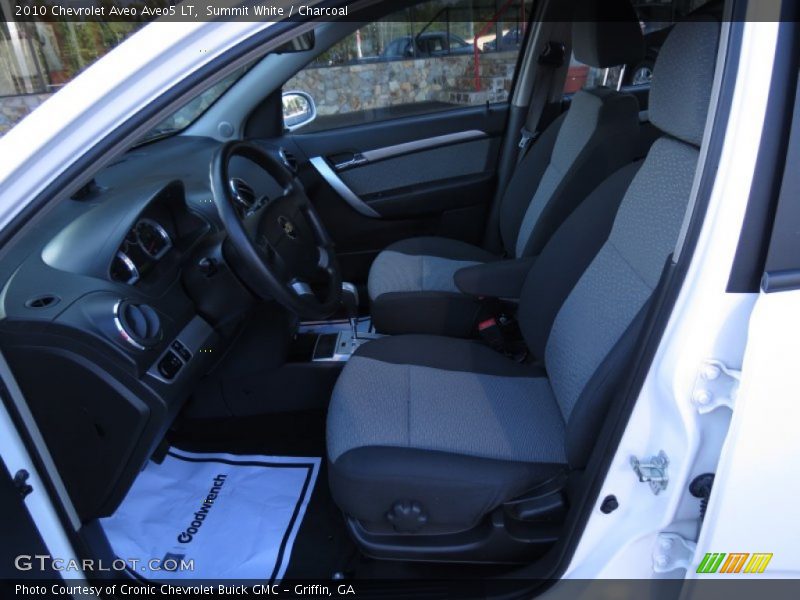 Summit White / Charcoal 2010 Chevrolet Aveo Aveo5 LT