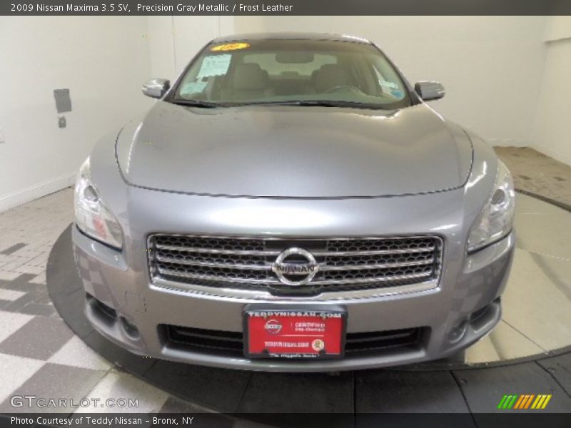 Precision Gray Metallic / Frost Leather 2009 Nissan Maxima 3.5 SV