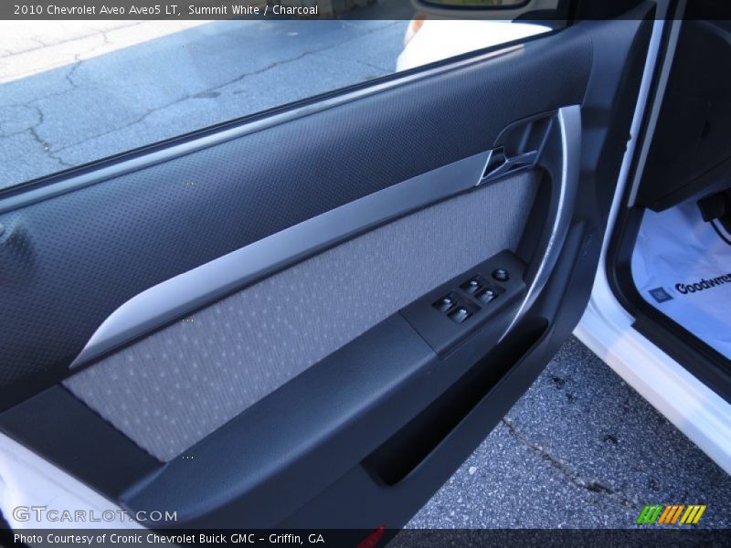Summit White / Charcoal 2010 Chevrolet Aveo Aveo5 LT