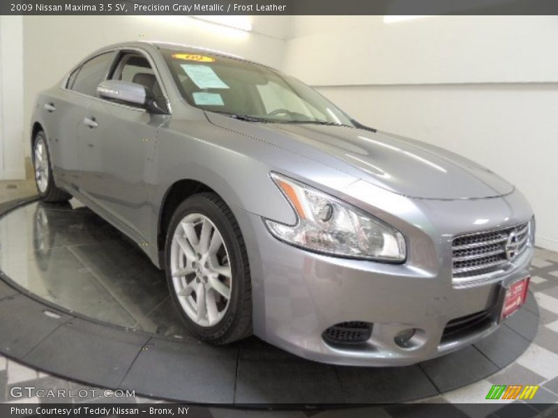 Precision Gray Metallic / Frost Leather 2009 Nissan Maxima 3.5 SV