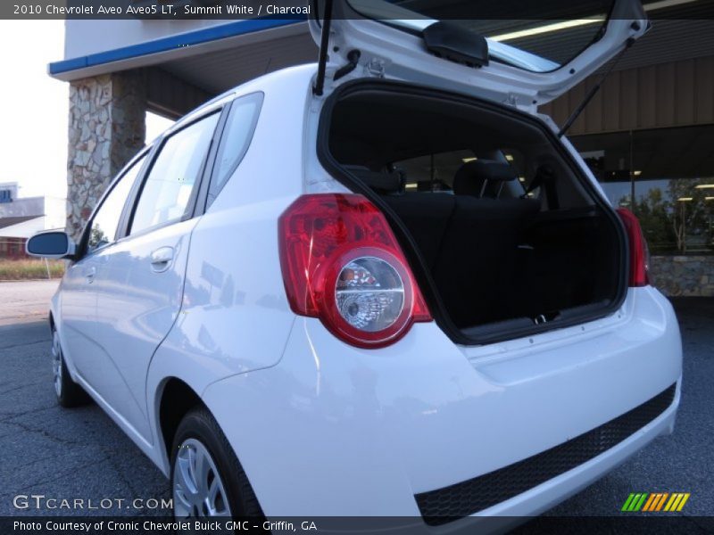 Summit White / Charcoal 2010 Chevrolet Aveo Aveo5 LT