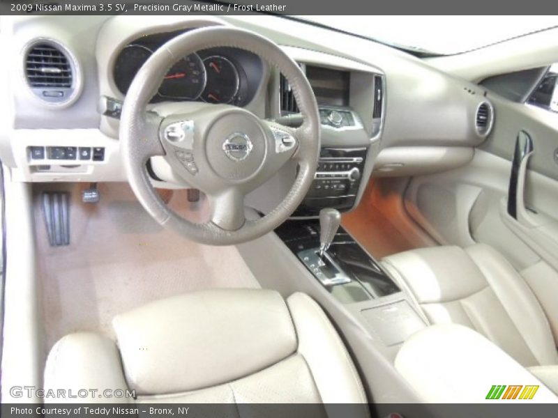 Precision Gray Metallic / Frost Leather 2009 Nissan Maxima 3.5 SV