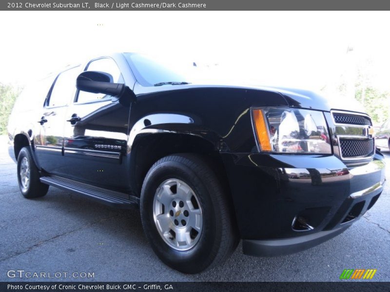 Black / Light Cashmere/Dark Cashmere 2012 Chevrolet Suburban LT