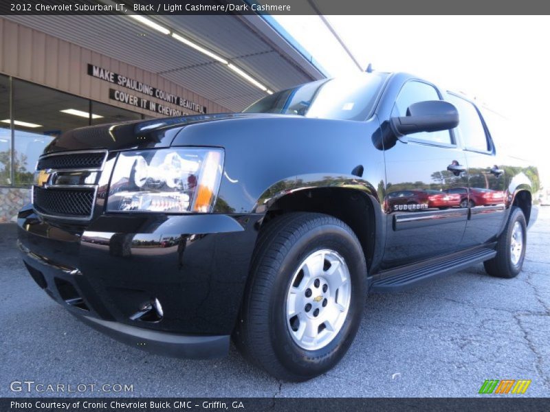 Black / Light Cashmere/Dark Cashmere 2012 Chevrolet Suburban LT