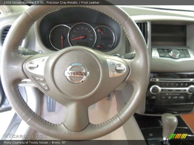 Precision Gray Metallic / Frost Leather 2009 Nissan Maxima 3.5 SV