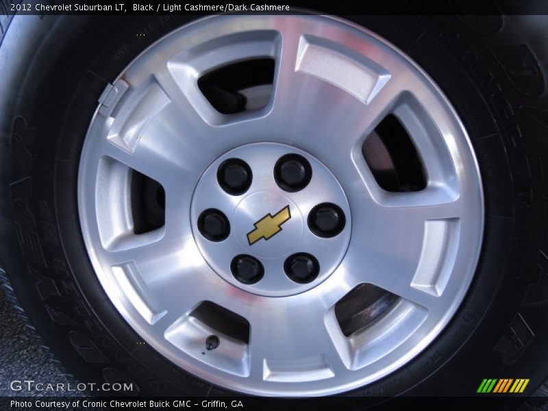 Black / Light Cashmere/Dark Cashmere 2012 Chevrolet Suburban LT