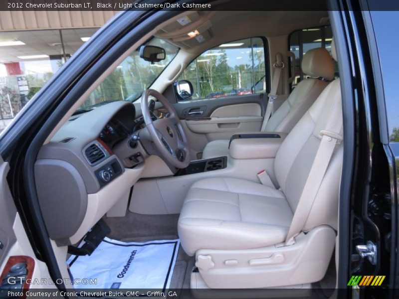 Black / Light Cashmere/Dark Cashmere 2012 Chevrolet Suburban LT