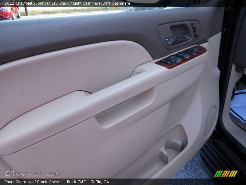 Black / Light Cashmere/Dark Cashmere 2012 Chevrolet Suburban LT