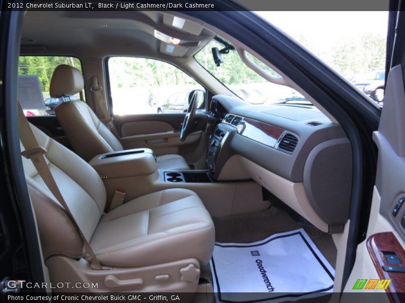 Black / Light Cashmere/Dark Cashmere 2012 Chevrolet Suburban LT