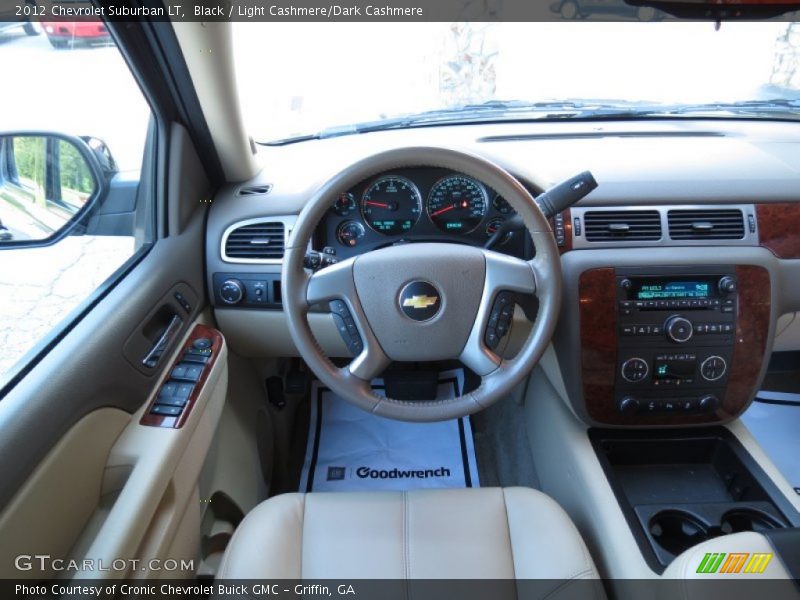 Black / Light Cashmere/Dark Cashmere 2012 Chevrolet Suburban LT