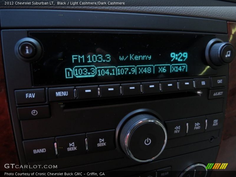 Black / Light Cashmere/Dark Cashmere 2012 Chevrolet Suburban LT