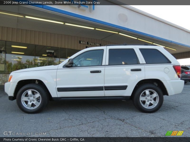 Stone White / Medium Slate Gray 2006 Jeep Grand Cherokee Laredo