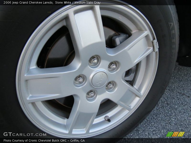 Stone White / Medium Slate Gray 2006 Jeep Grand Cherokee Laredo