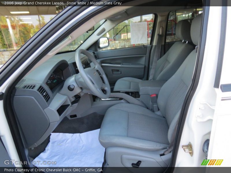 Stone White / Medium Slate Gray 2006 Jeep Grand Cherokee Laredo