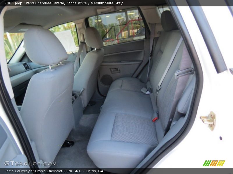 Stone White / Medium Slate Gray 2006 Jeep Grand Cherokee Laredo