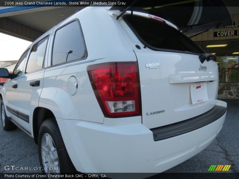 Stone White / Medium Slate Gray 2006 Jeep Grand Cherokee Laredo