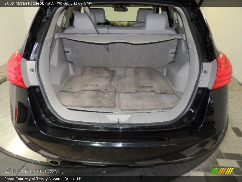 Wicked Black / Gray 2009 Nissan Rogue SL AWD