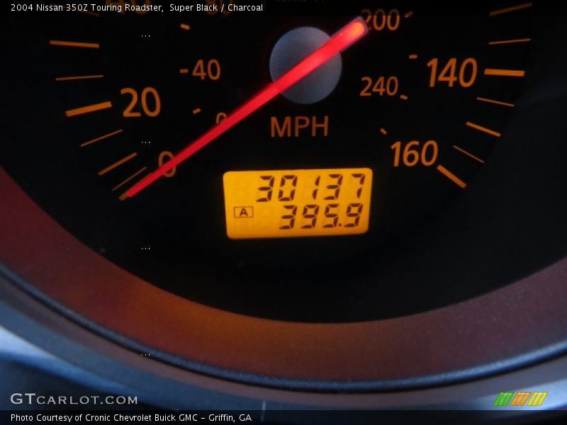 Super Black / Charcoal 2004 Nissan 350Z Touring Roadster